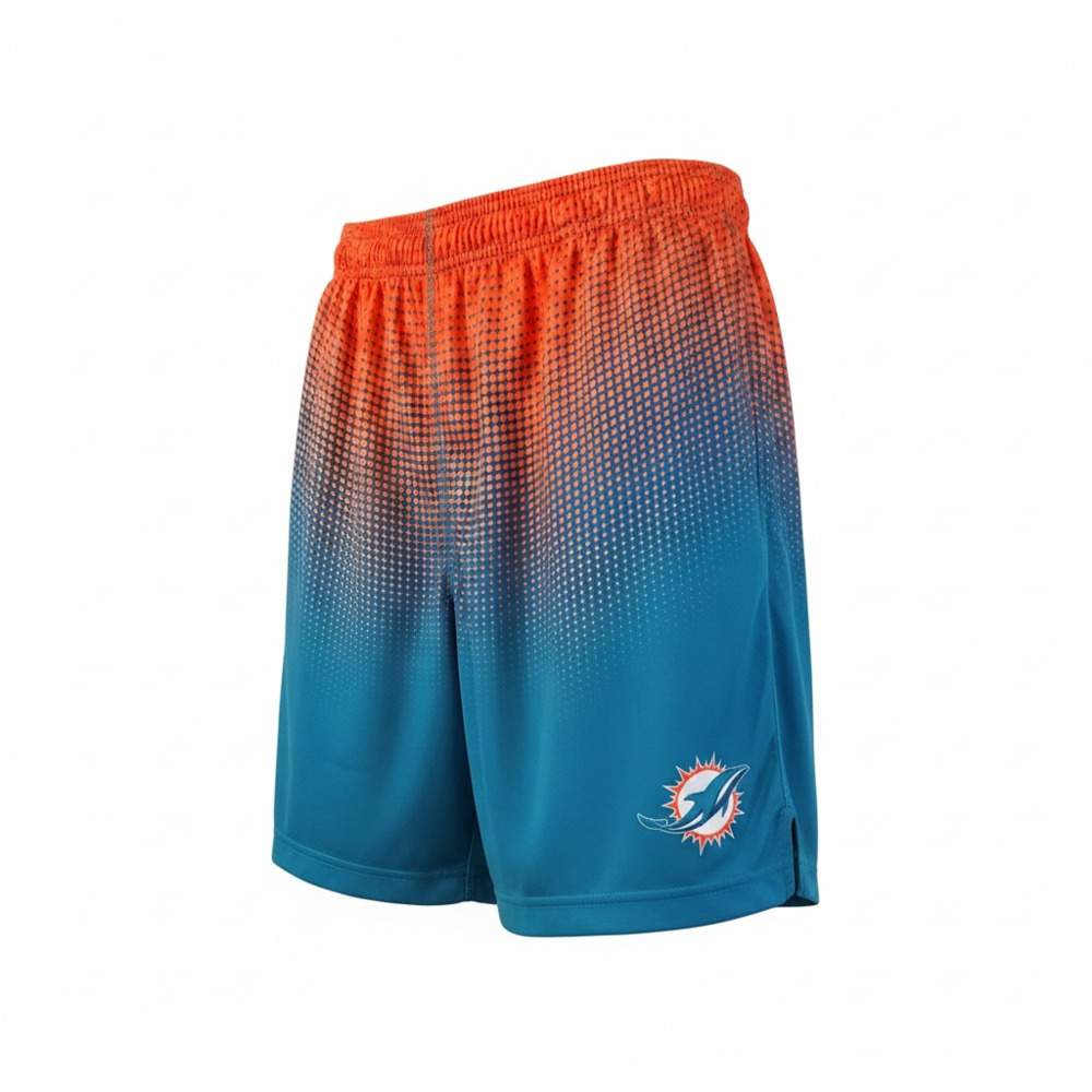 NFL Miami Dolphins Team Apparel Ombre Gradient Shorts Size S